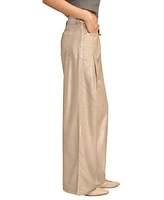 Lucky Brand Women's Metallic High Rise Palazzo Jeans