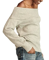 Lucky Brand Women's Off-The-Shoulder Long-Sleeve Sweater