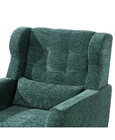 Slickblue Modern Chenille Arm Chair Upholstered Armchair for Living Room Comfort and Style