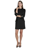 Halston Women's 3/4-Sleeve Shift Dress