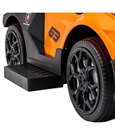 2-in-1 Ride On Push Car for Toddlers 1-3, Licensed Lamborghini Stroller Sliding Car, Push-Along with Under Seat Storage Horn Engine Sound and Steering
