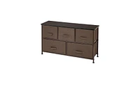 Slickblue 2-Tier Wide Closet Dresser for Stylish Storage and Organization Solutions