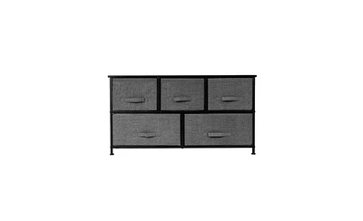 Slickblue 2-Tier Wide Closet Dresser for Stylish Storage and Organization Solutions