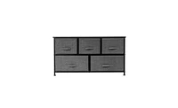 Slickblue 2-Tier Wide Closet Dresser for Stylish Storage and Organization Solutions