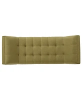 Streamdale Furniture Luxurious Green U-Shaped Bench With Padded Seat For Comfort And Style