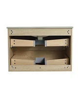 30" Wall-Mounted Bathroom Vanity (Only the Cabinet Body)