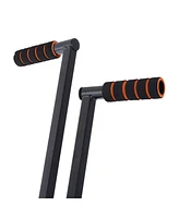 Vertical Climber, High-Intensity Cardio & Muscle Toning Exercise for Home Gym, Folding Steel, Adjustable Height, Display Monitor, 220 lbs. Weight Capa