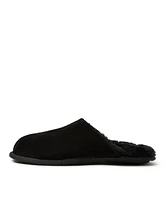 Dearfoams Men's Bradford Genuine Suede Scuff House Slipper