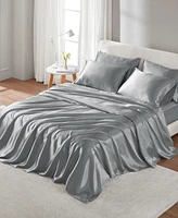Madison Park Essentials Satin 4-Pc. Sheet Set, Twin