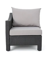 Antibes V Shape Sofa Set Grey - R Arm