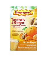 Emergen-c Turmeric & Ginger Citrus-Ginger 18 Packets