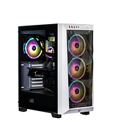 Velztorm White Pilum Cto Gaming Desktop Pc Liquid-Cooled (Amd Ryzen 7 5700X 8-Core, GeForce Rtx 3060 12GB, 32GB DDR4, 1TB PCIe Ssd + 1TB Hdd (3.5), Wi