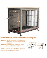 Slickblue Dog Crate Furniture with Cushion - Stylish and Comfortable Pet Housing Solution