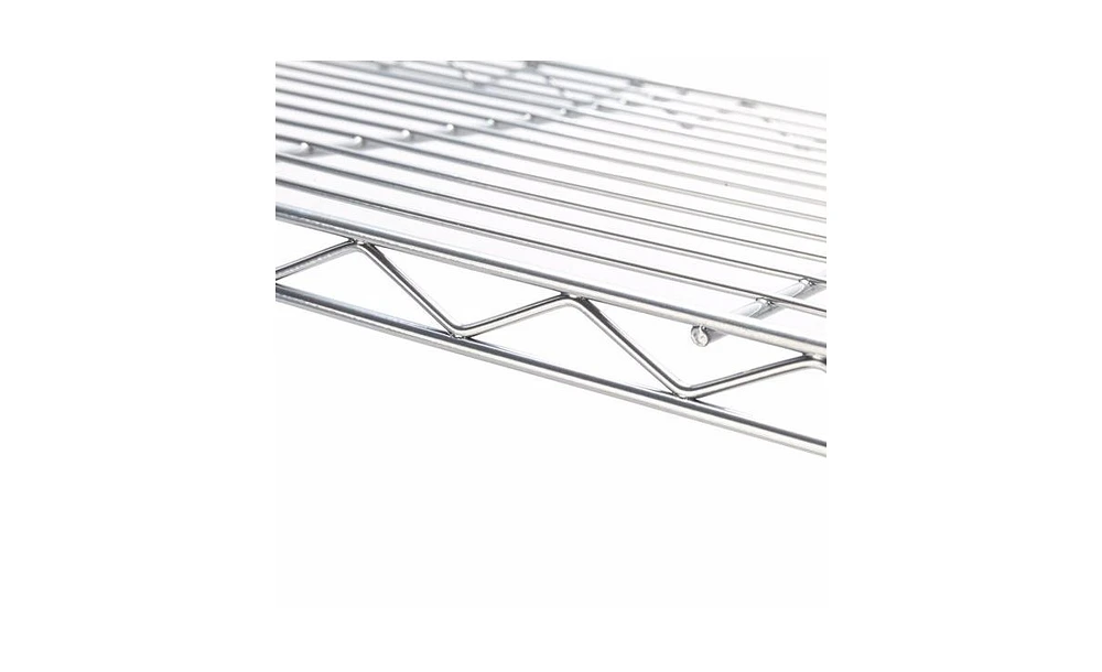 Slickblue 4-Layer Adjustable Kitchen Bakers Rack Shelf Microwave Oven Stand and Storage Cart