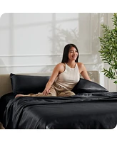 Bare Home Satin Sheet Set