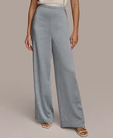 Donna Karan New York Women's Wide-Leg Satin Pants