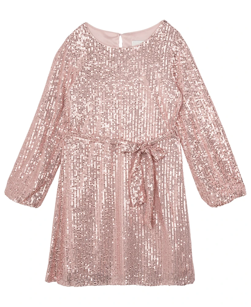 Rare Editions Big Girls Sequin Shift Dress