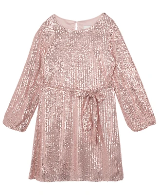 Rare Editions Big Girls Sequin Shift Dress