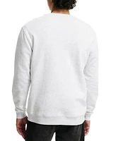 Cotton On Men's Graphic Crew Fleece Sweatshirt