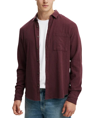 Cotton On Men's Portland Long Sleeve Shirt