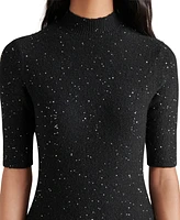 Steve Madden Women's Pernille Sequined Maxi Sweater Dress