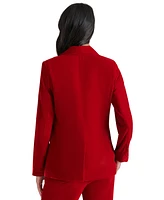 Steve Madden Women's Merene Velvet Rosette Blazer