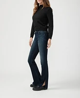 Silver Jeans Co. Women's Avery High Rise Curvy Fit Slim Bootcut