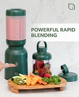Willow Kitchen Warrior Countertop Blender - Powerful Motor, Versatile, Blend and Go with Straw or Storage Lid.