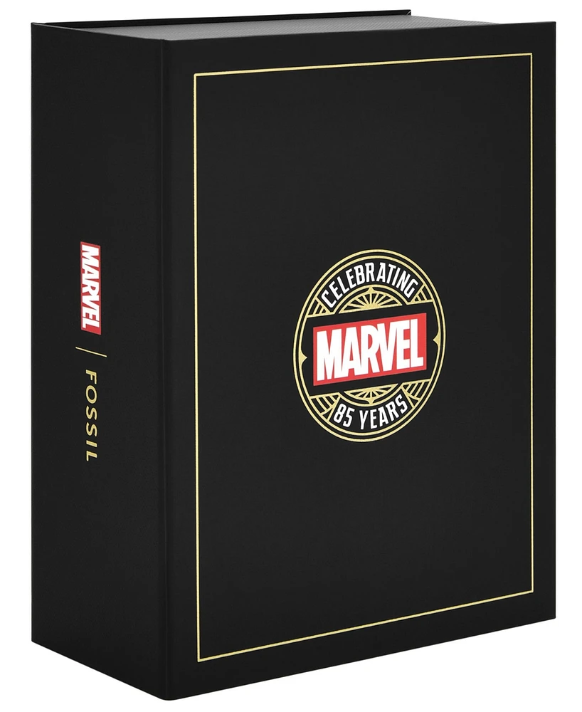 Fossil Unisex Marvel x Limited Edition Automatic Silver Stainless Steel Watch, 43mm