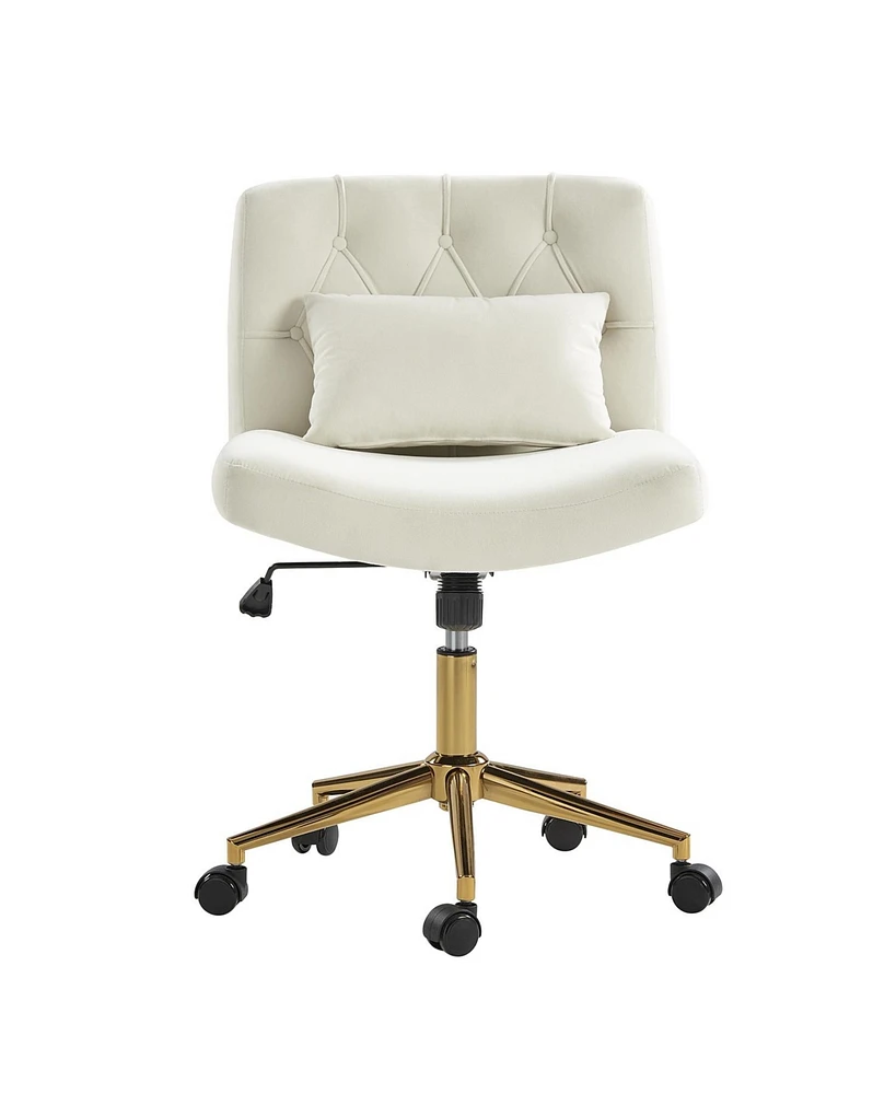 Hulala Home Sinclair Modern Office Chair with Sgs International Certified Stainless Steel Gas Spring