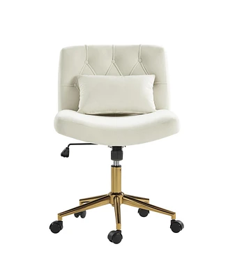 Hulala Home Sinclair Modern Office Chair with Sgs International Certified Stainless Steel Gas Spring