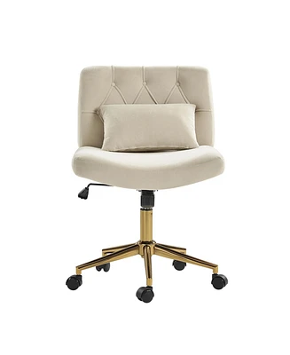 Hulala Home Sinclair Modern Office Chair with Sgs International Certified Stainless Steel Gas Spring