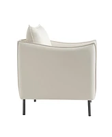 Hulala Home Cuthbert Modern Armchair with Anti-Scratch Fabric