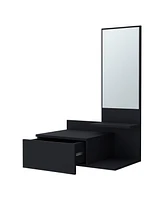 Fm Furniture Elgin Floating Vanity with Included Mirror