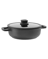 BergHOFF Leo Stone+ Nonstick Ceramic 11" Saute Pan with Lid 2-handle Recycled, 5qt