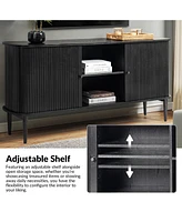 Hulala Home Franz Modern 63" Wide Sideboard with Adjustable Shelf