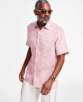 Club Room Men's Linen Floral Shirt, Exclusively at Macy's