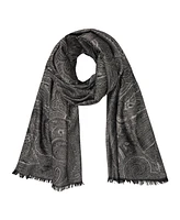 Olsen Shimmer Paisley Scarf