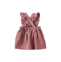 Cotton On Baby Girls Paige Ruffle Pinafore Dress