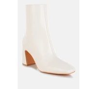 Bruna Square Toe Ankle Boots