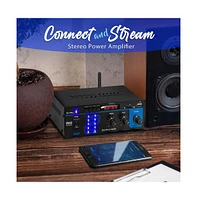 Pyle Stereo Power Speaker Amplifier With Usb, Sd, Bluetooth & Fm, 150 Watt