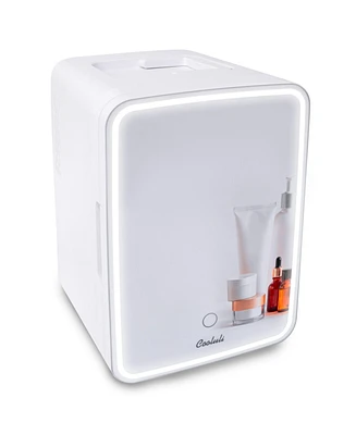 Cooluli Glow Beauty 10L Mini Fridge with Mirror Led