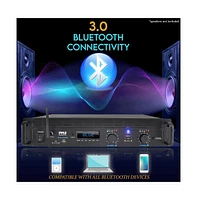 Pyle 2-Channel Bluetooth Pro Audio Amplifier With Rack Mount & Bridge Mode, 2000 Watt