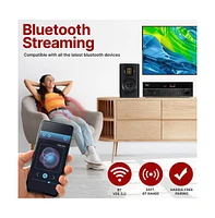 Pyle 7.2 Channel Av Home Theater Receiver With Bluetooth, 4K Ultra Hd Support, Fm Radio, 400 Watt
