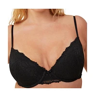 Cotton On Women's Everyday Lace Lightly Lined Bra