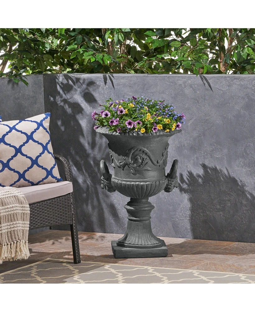 Concrete Chalice Urn Planter: Height, Interest, And Botanical Beauty