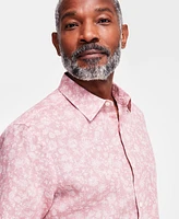 Club Room Men's Linen Floral Shirt, Exclusively at Macy's