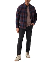 Bass Outdoor Men's Classic Fit Plaid Button-Front Stretch Flannel Shirt