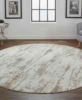 Feizy Parker 3719F 7'9"x7'9" Round Area Rug