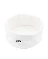 Gefu Stainless Steel and Cotton White Bread Basket